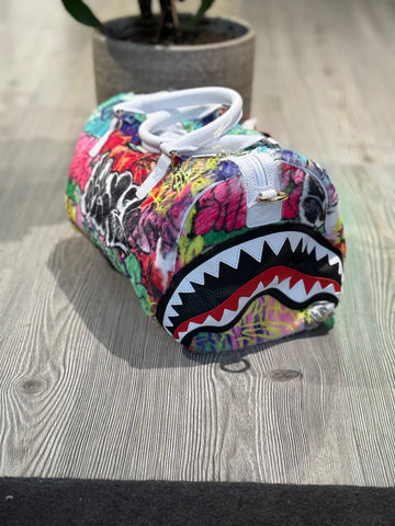 bauletto sprayground peluche grafit