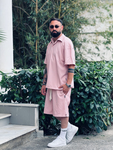 Coordinato rosa antico new job brand