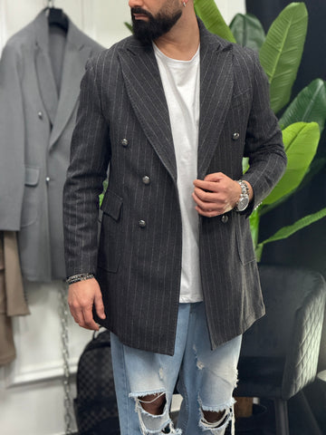 Cappotto gessato  new job brand