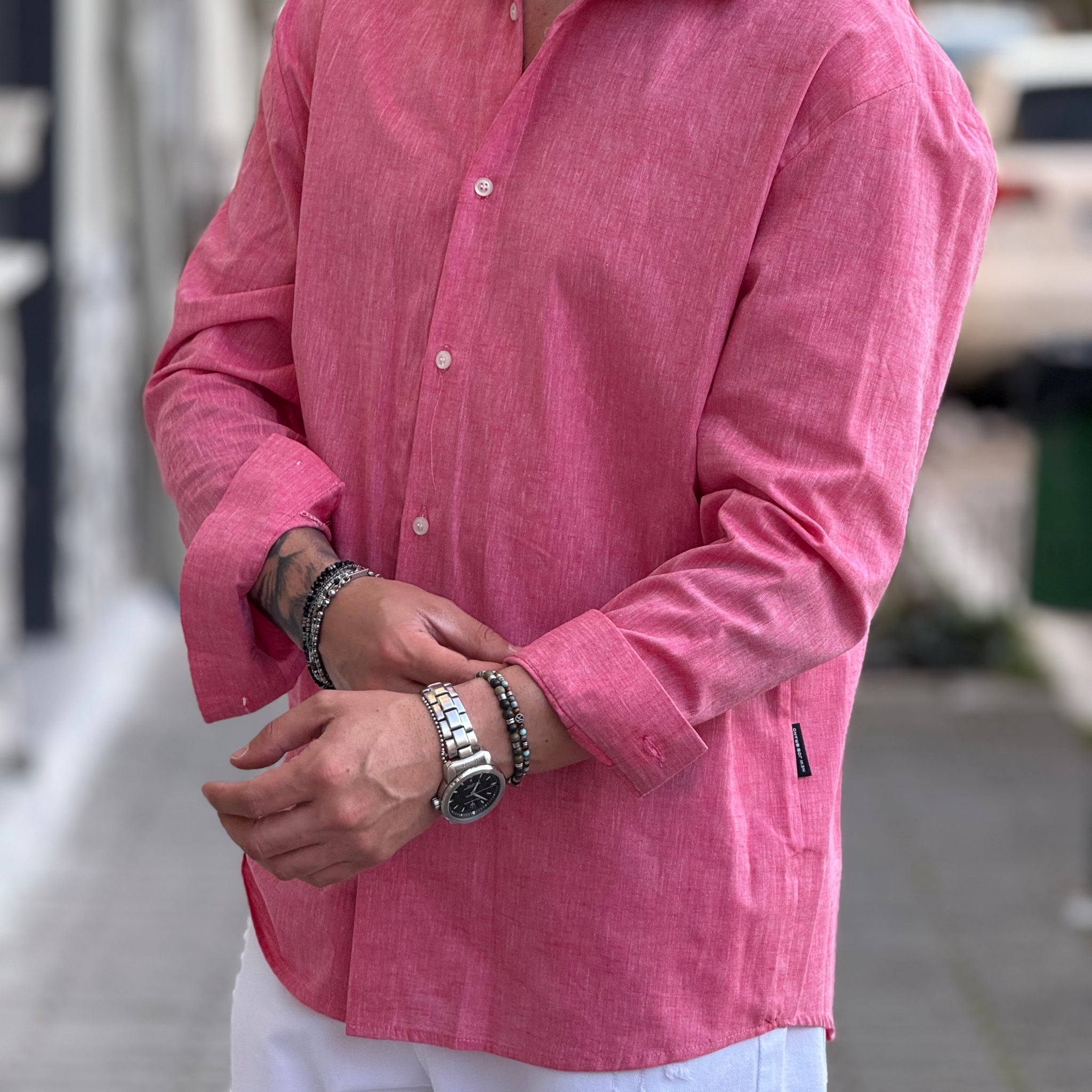CAMICIA DELAVATA CORALLO NEW JOB BRAND