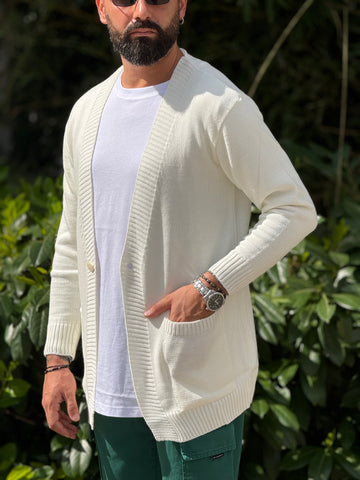Cardigan bianco New Job Brand