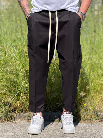 Pantalaccio Dik tessuto tecnico nero 2026 new job brand