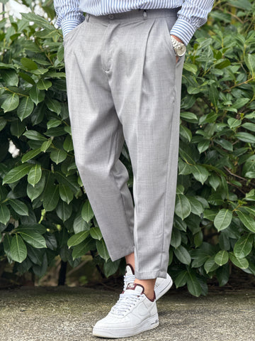 Pantalone Kid  Grigio New Job Brand