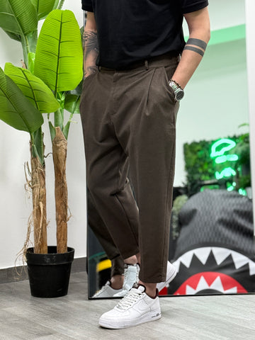 Pantalone Montecarlo marrone scuro  New Job Brand