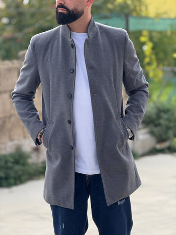 Cappotto coreano antracite new job brand