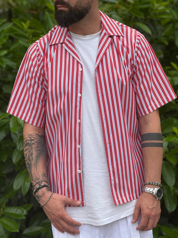 CAMICIA RIGA ROSSA NEW JOB BRAND