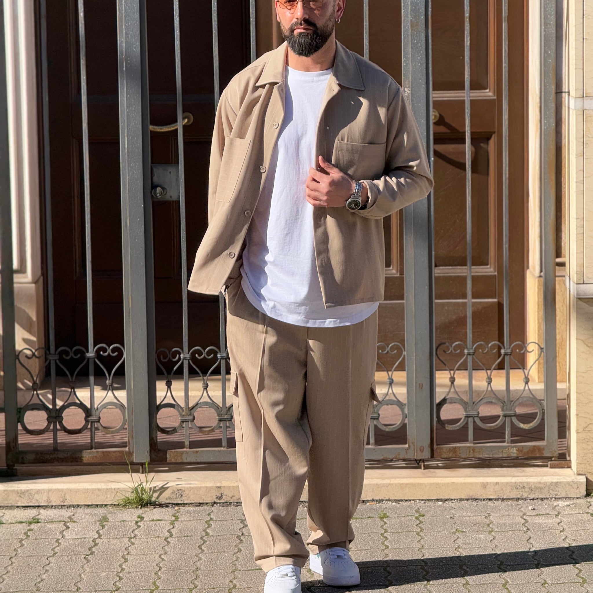 Coordinato Gessato 3 colori