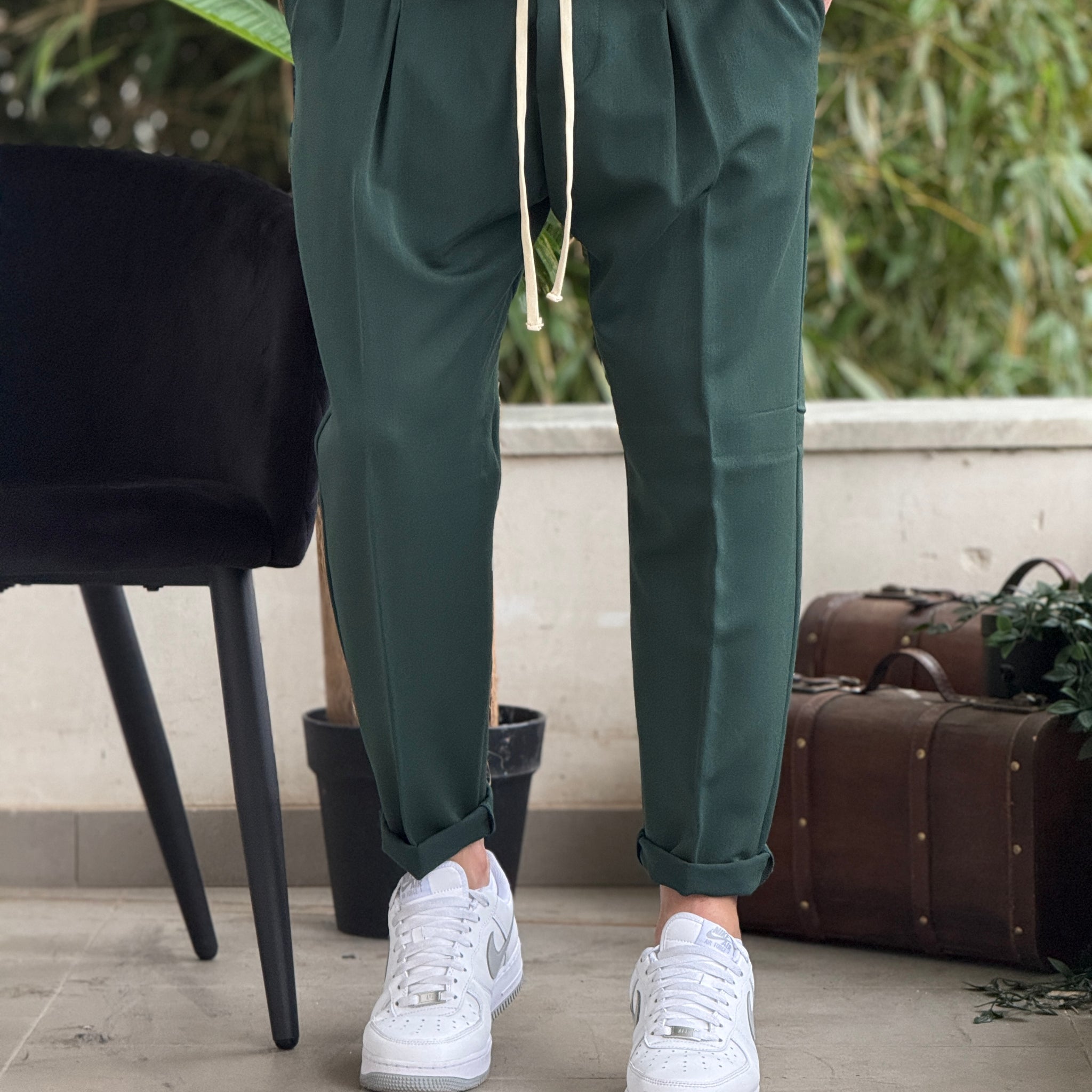 Pant trues verde bosco  new job brand