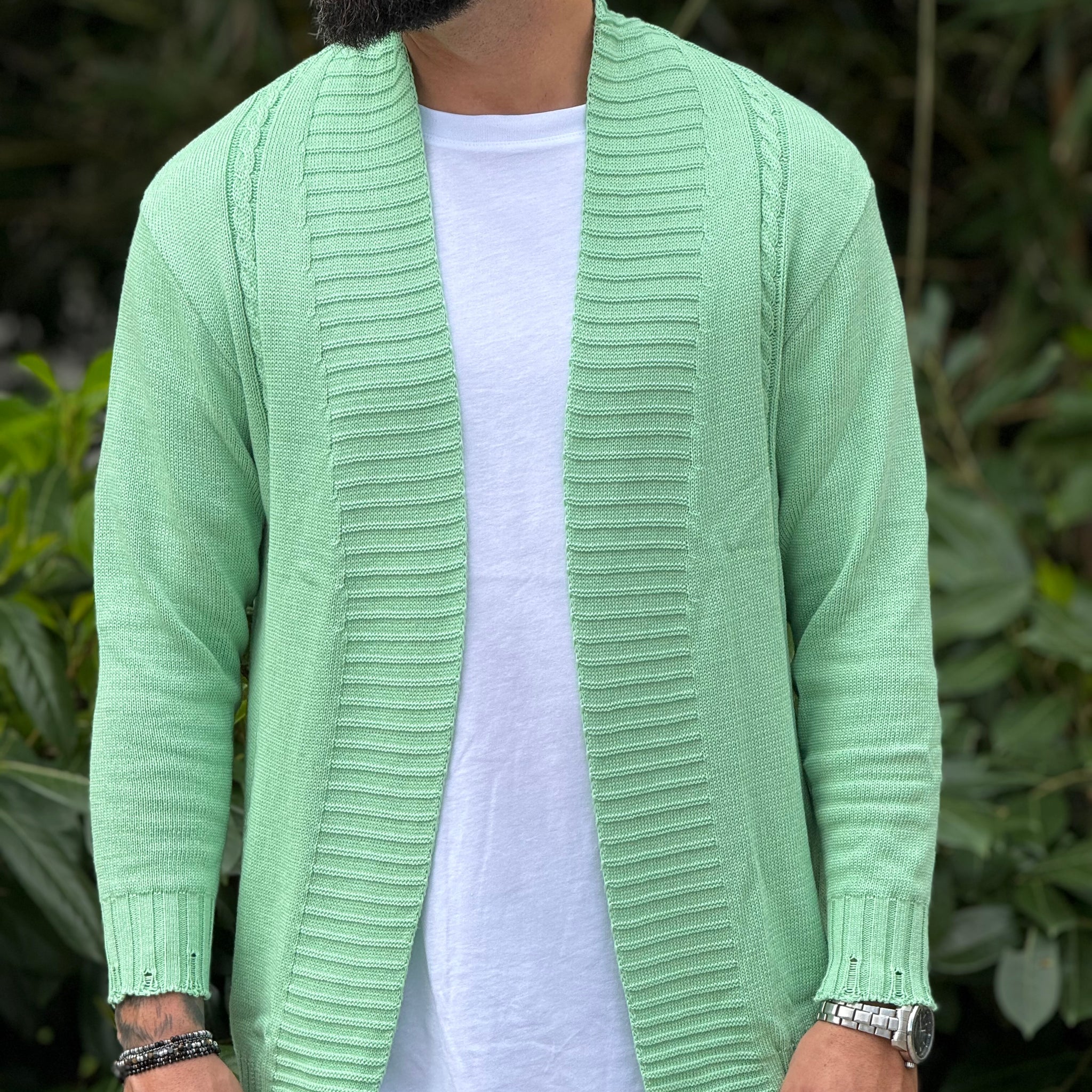 Cardigan verde New Job Brand