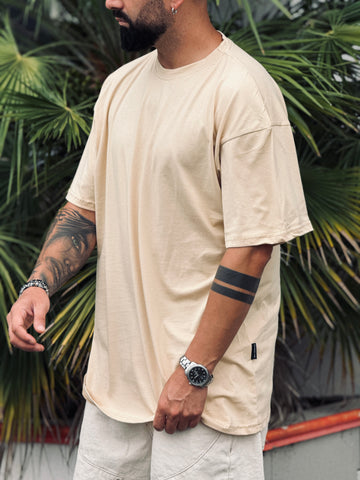 Shirt 189over beige manica 3/4 new job brand