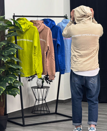 Felpa stondata  dreams vari colori new job brand