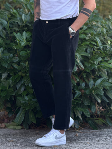 Pantalone bottone velluto new job brand