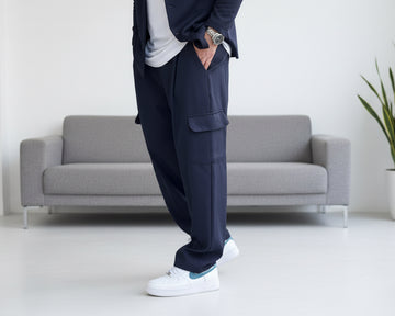 Pantalone palace blu new job brand