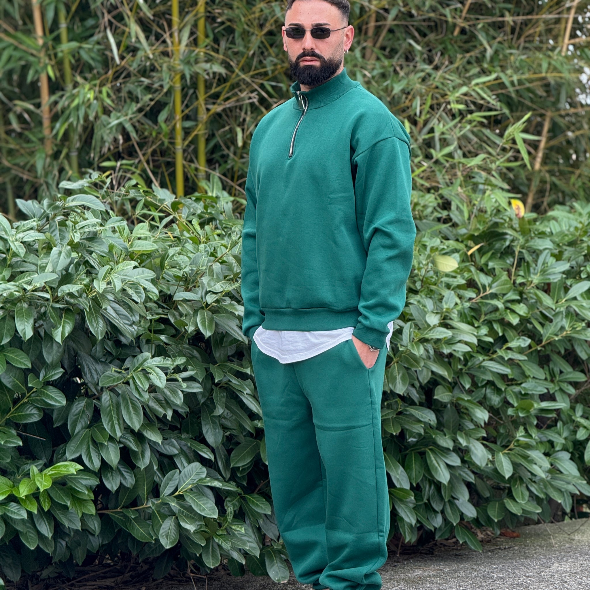 Tuta gb28 mezzocollo verde over new job brand