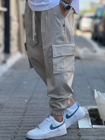 Pantalaccio Cargo Beige New Job Brand