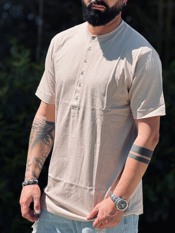 Shirt Coreana beige new job brand