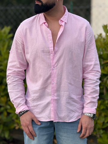 Camicia in lino big bubble Revame