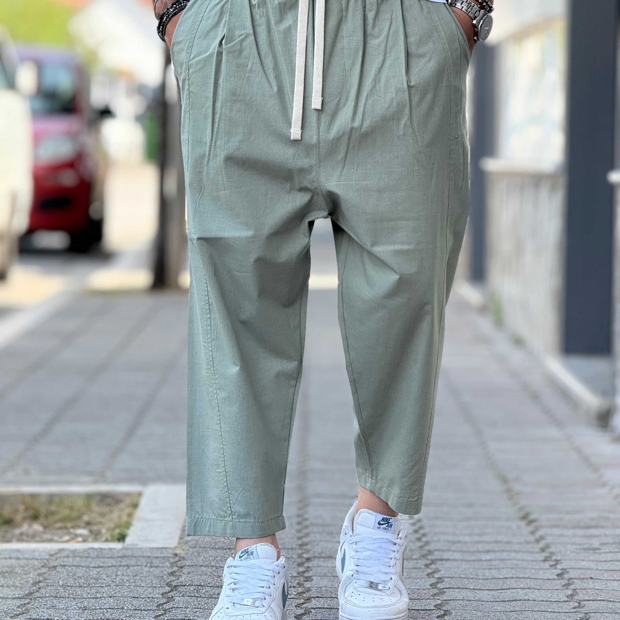 Pantalaccio Japan Verde Acqua