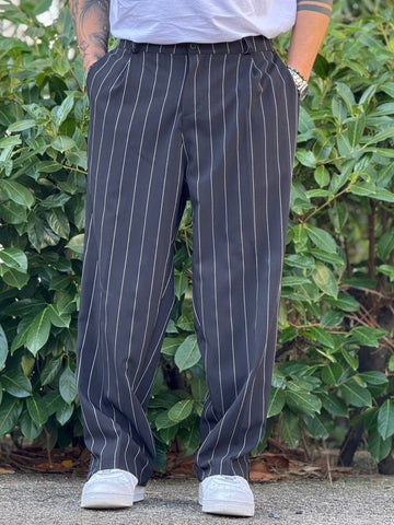 Pantalone bek gessato new job brand