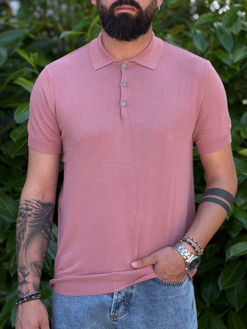 POLO BASIC ROSA ANTICO REGULAR NEW JOB BRAND