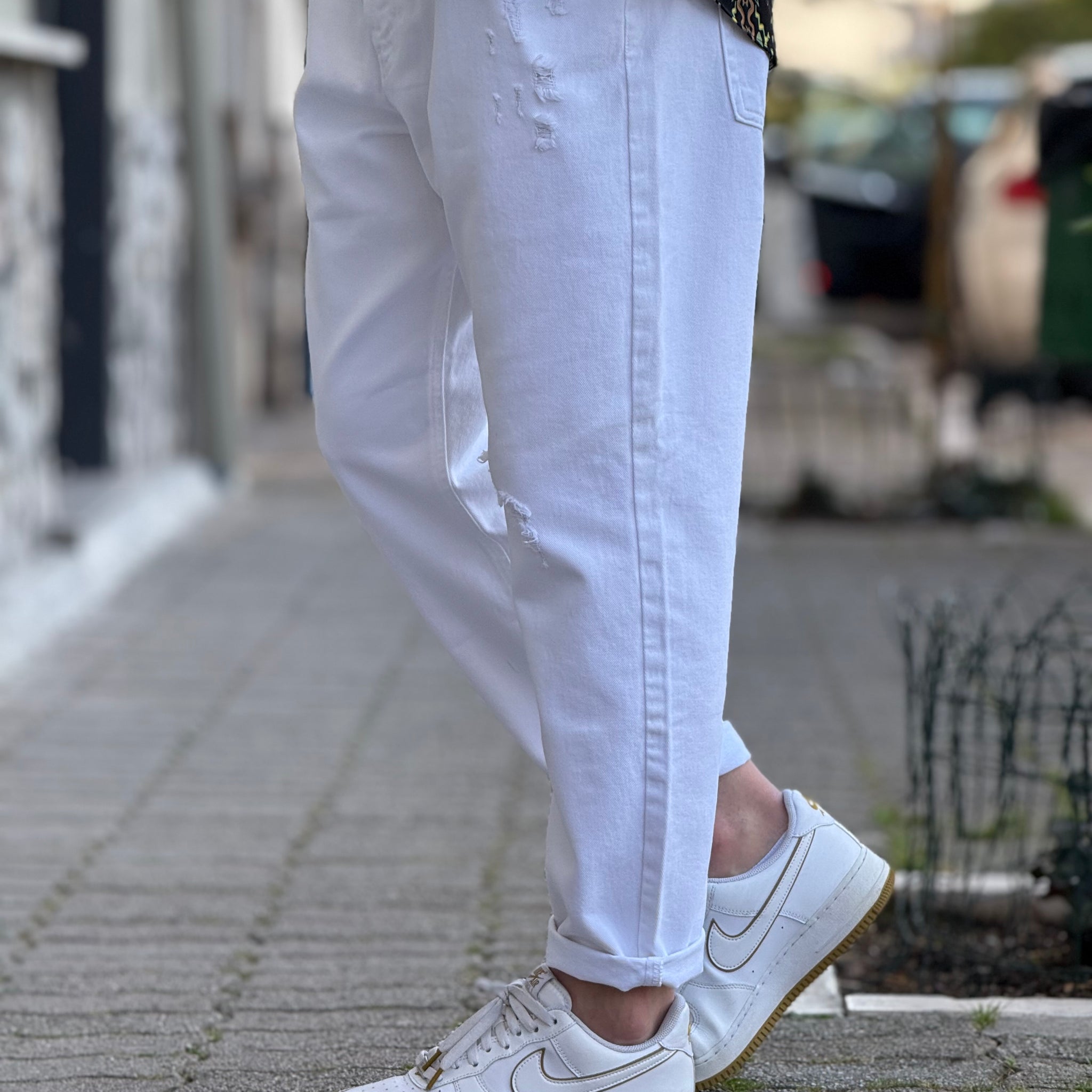 JEANS ALF 7 BIANCO NEW JOB BRAND