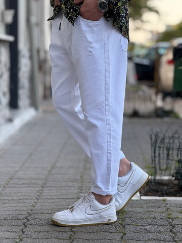 JEANS ALF 7 BIANCO NEW JOB BRAND