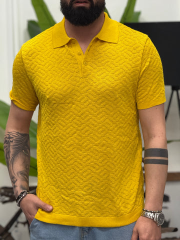 Polo gialla New Job Brand