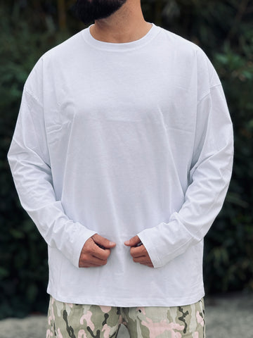 SHIRT LONGSLEEVE MANICA LUNGA BIANCA NEW JOB BRAND