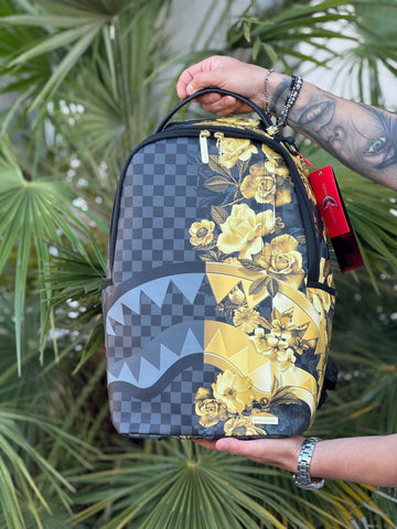 SprayGround Zaino Gold floral Remix 910B8683NSZ