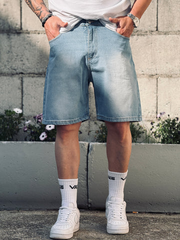 Bermuda jeans basic chiaro new job brand