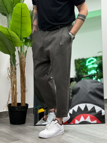 Pantalone Montecarlo grigio micro fantasia New Job Brand