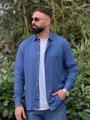 Camicia blue navy new job brand