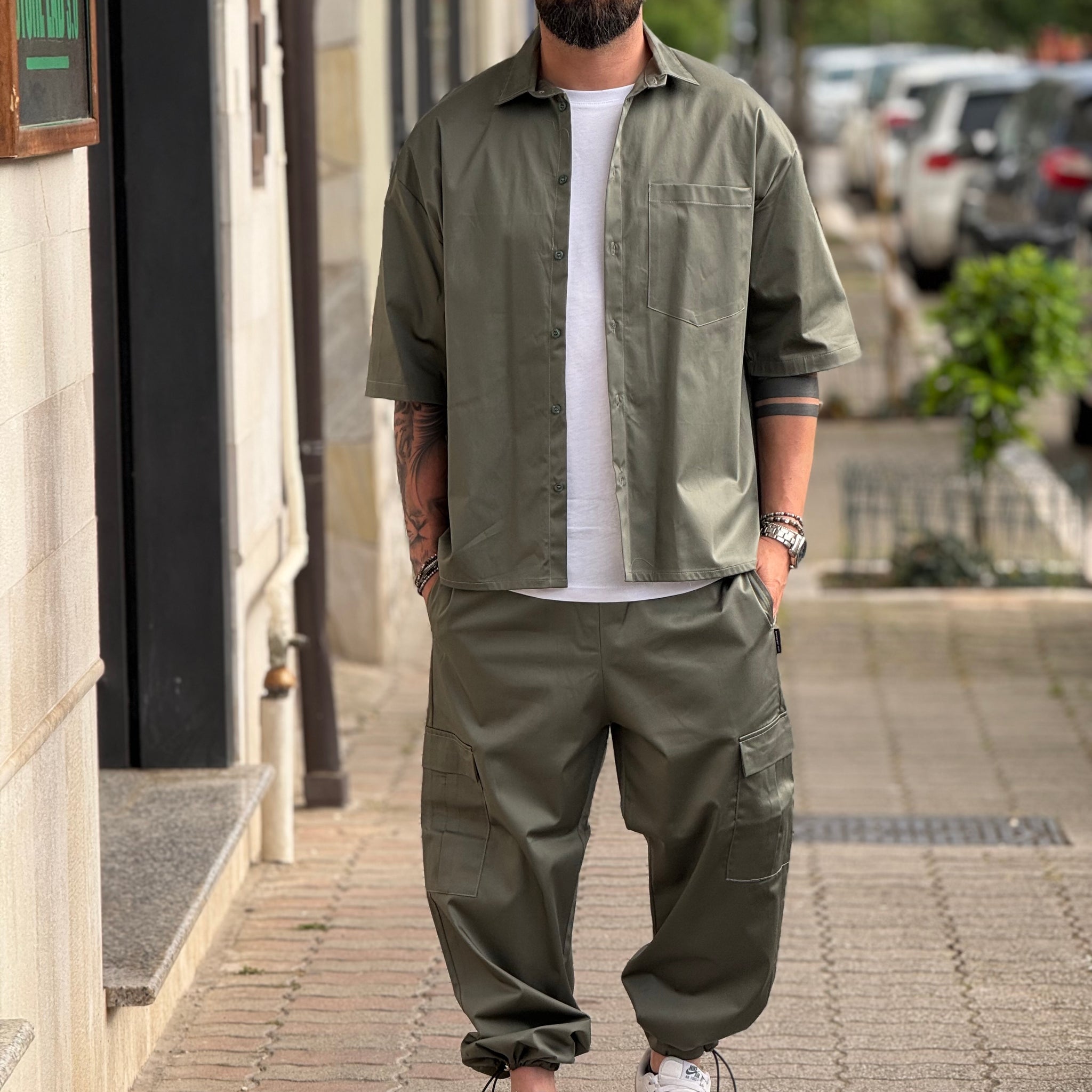 COORDINATO MALTA VERDE MILITARE NEW JOB BRAND