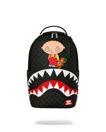910B9185NSZ FAMILY GUY STEWIE HOLDING BEAR KEYCHAIN BACKPACK