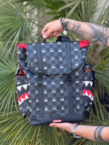 Zaino Sprayground Gray Peeking Character