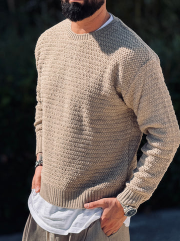 PULLOVER CAMEL NEW JOB BRAND