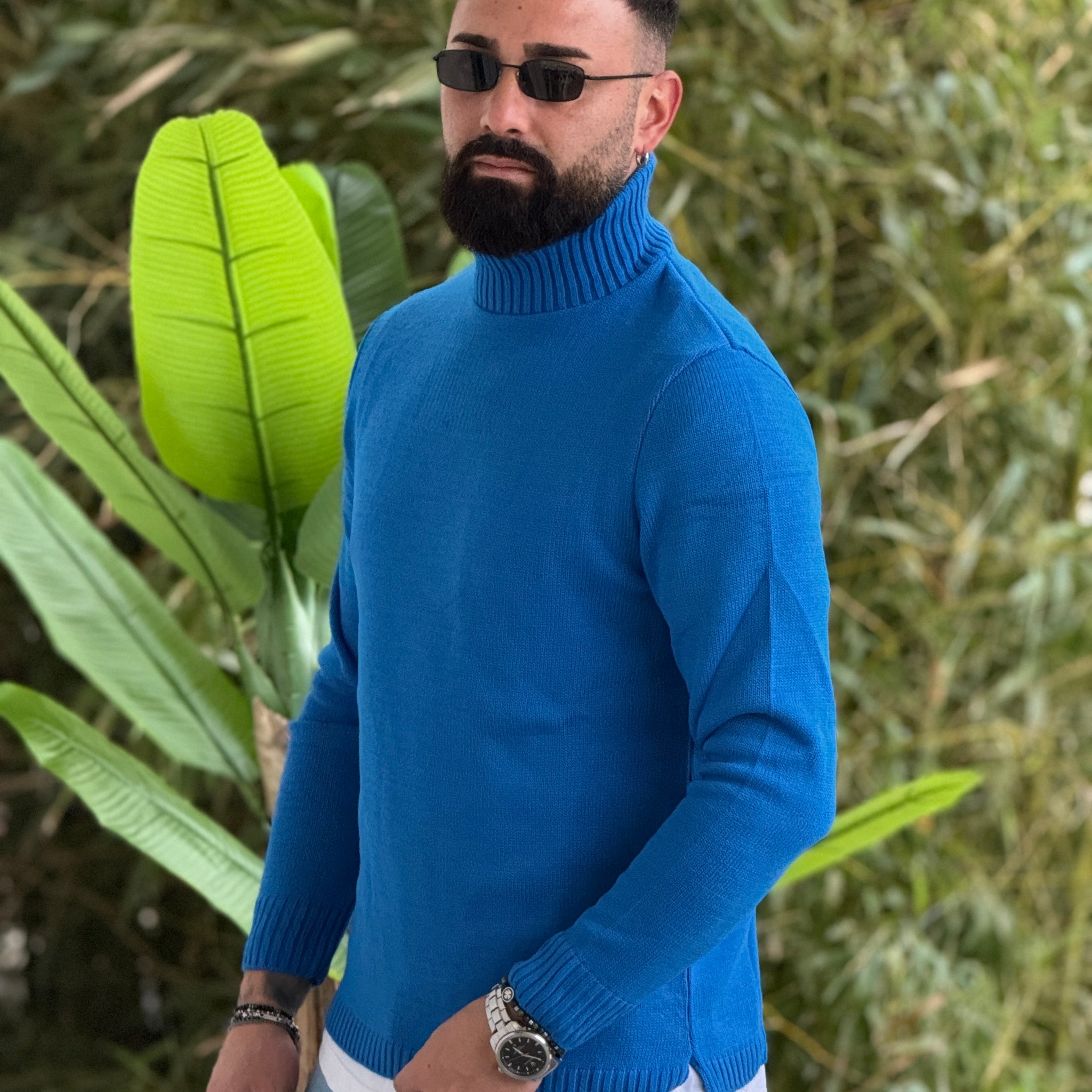 Pullover  Royal  collo alto new job brand