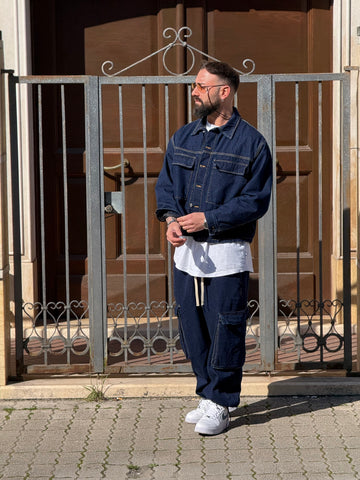 Coordinato Barcellona over blue jeans  new job brand