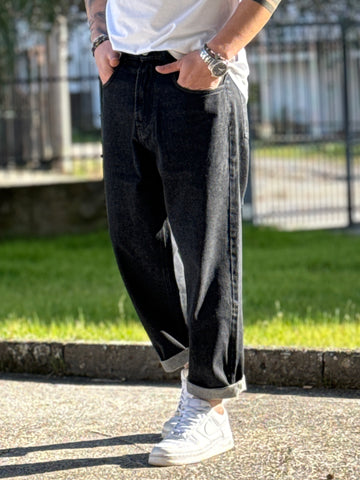 Jeans Canaria nero New Job Brand