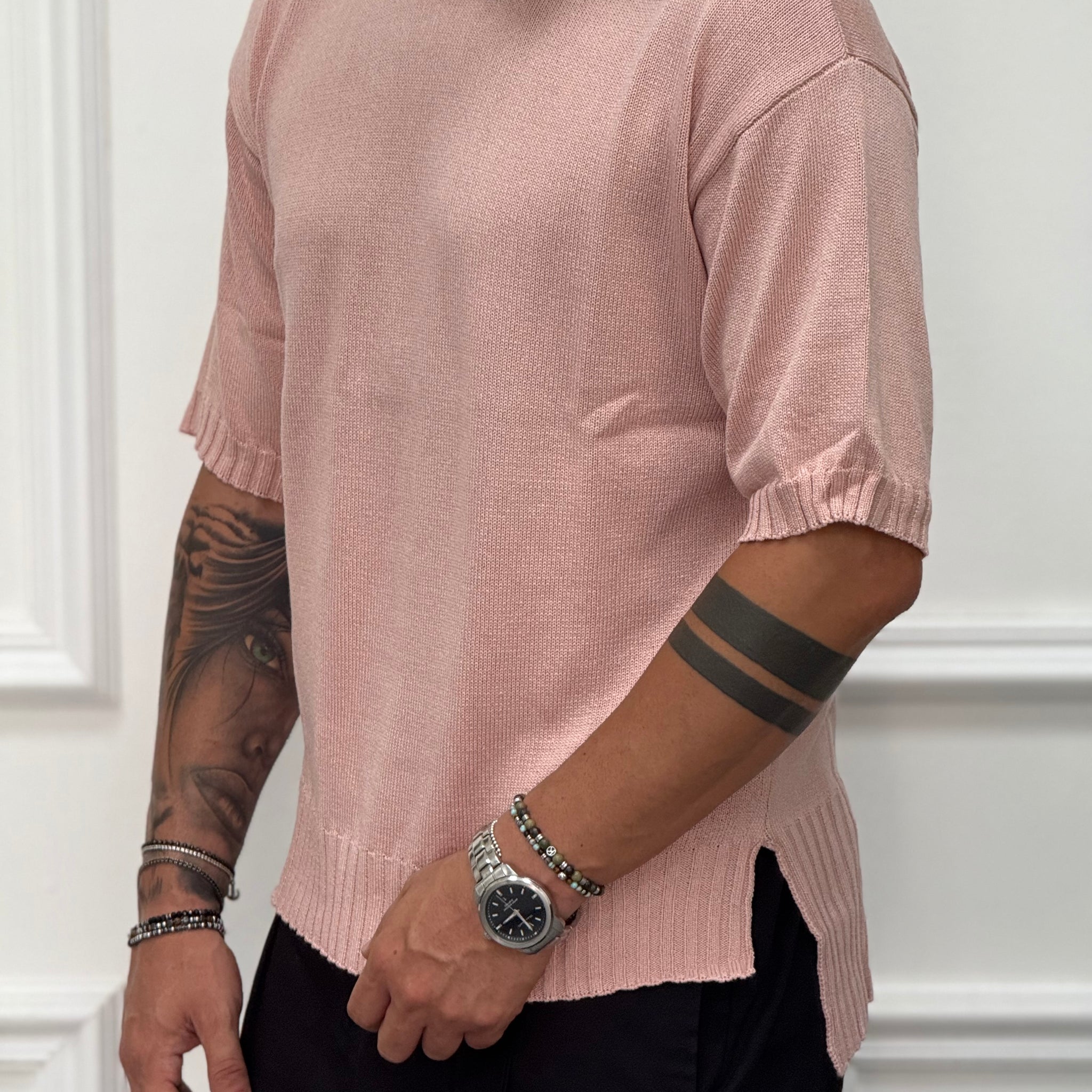 SHIRT IN FILO ROSA ANTICO NEW JOB BRAND