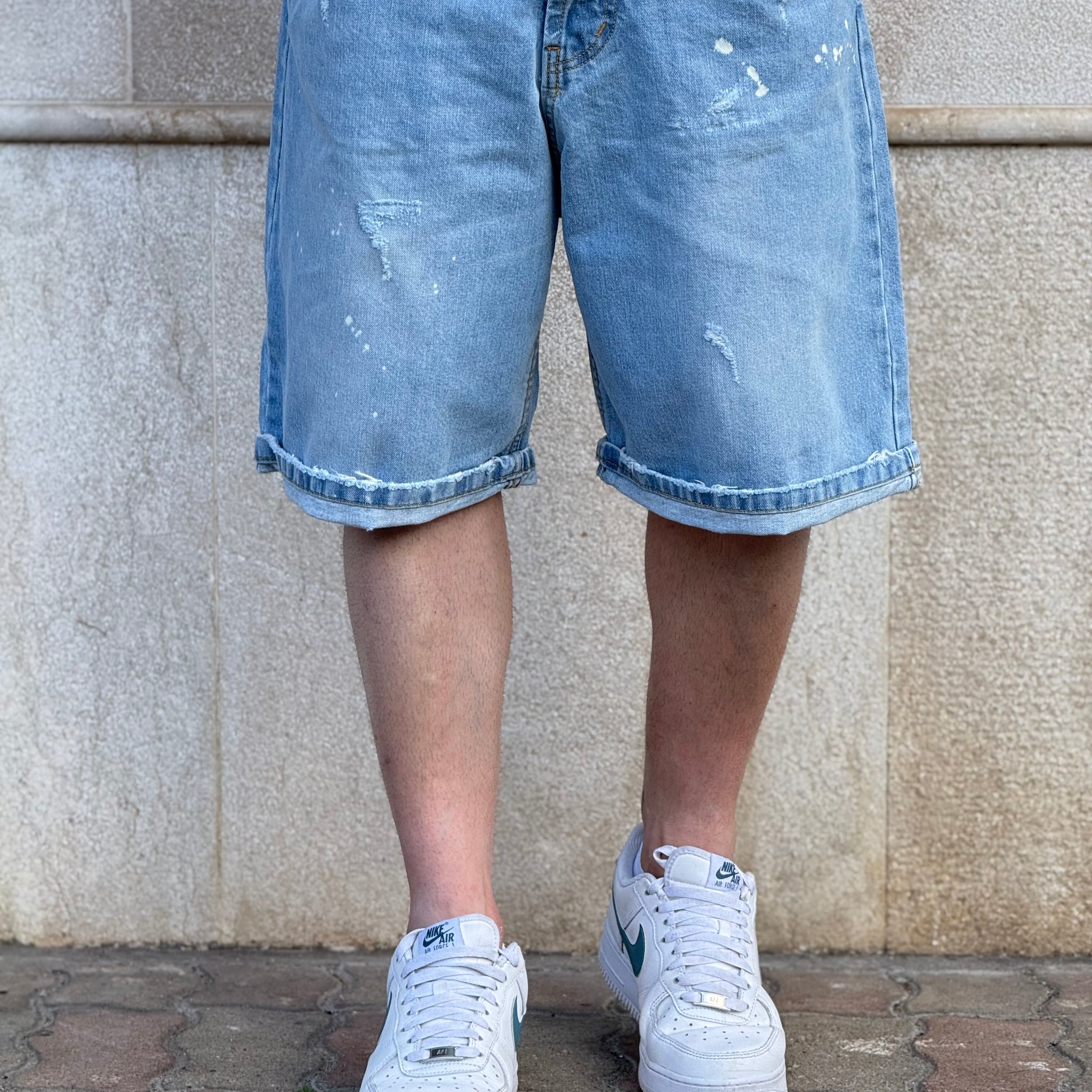 Bermuda Jeans  Ballon Lavaggio Chiaro