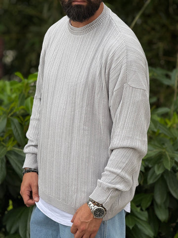 Pullover oversize ghiaccio new job brand