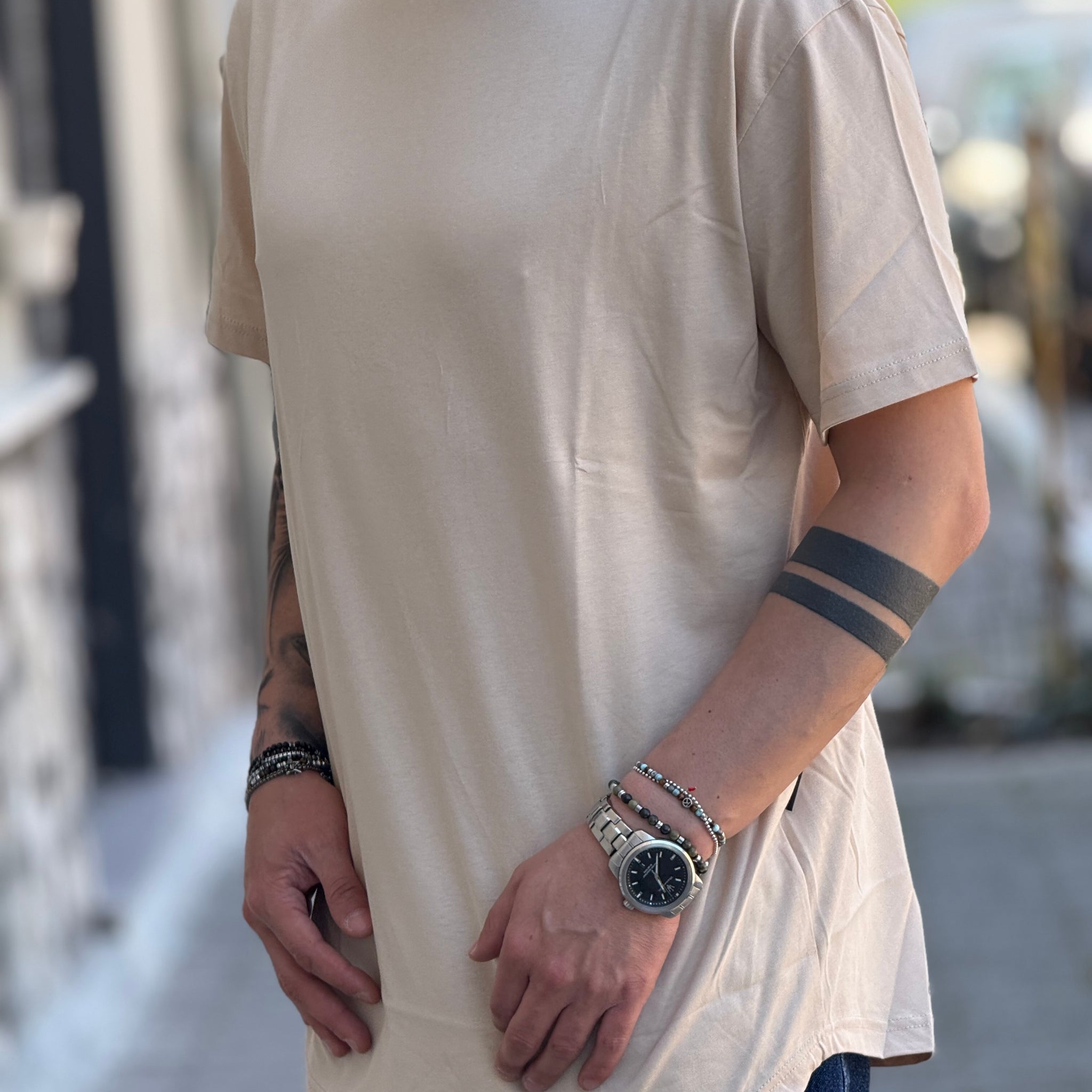SHIRT STONDATA BEIGE NEW JOB BRAND
