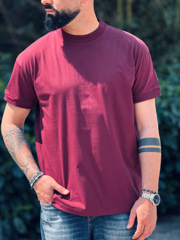 Shirt Mezzocollo ts692 bordeaux new job brand