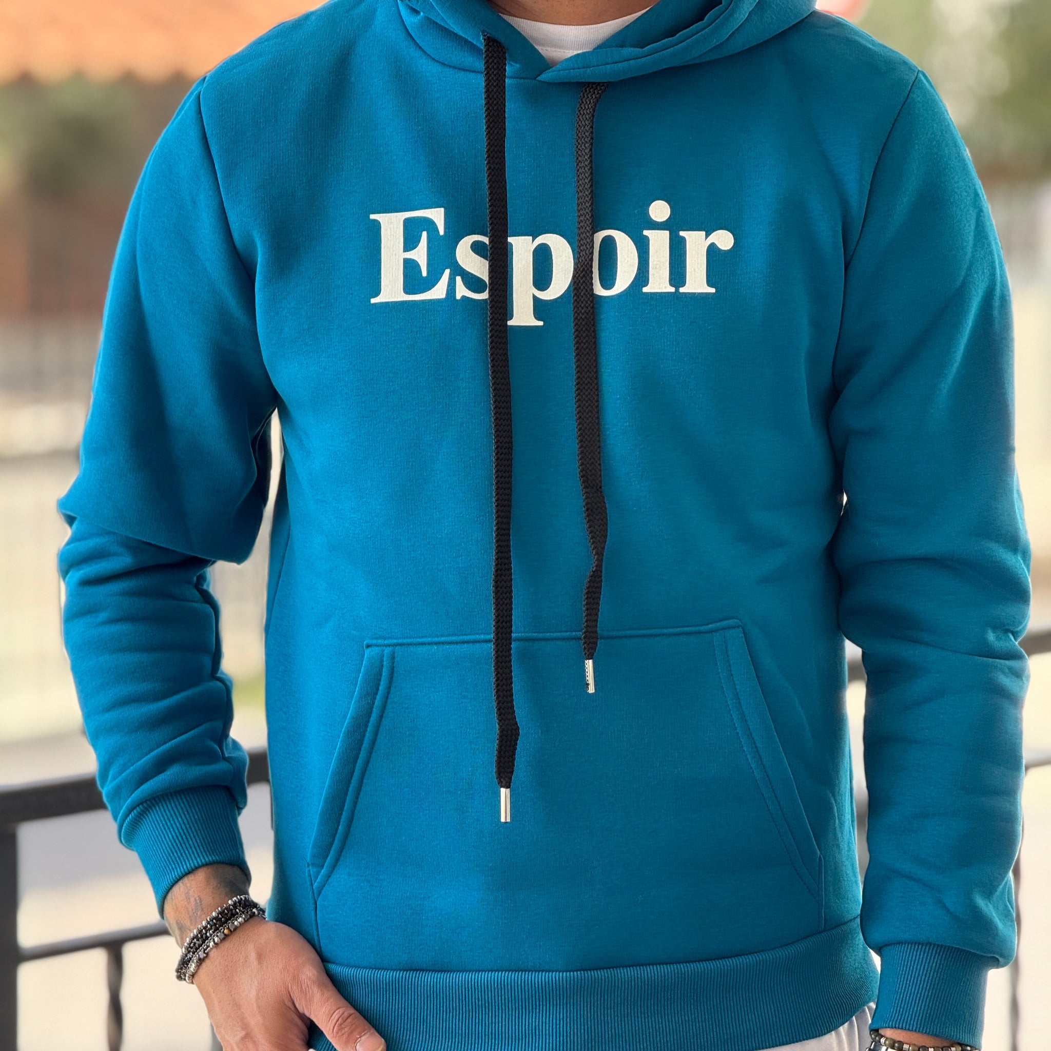 Felpa espoir cappuccio ottanio new job brand