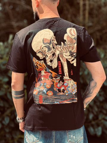 Shirt dolly noire scheletro