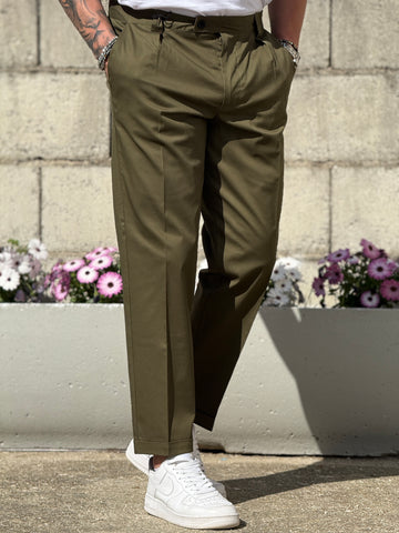 Pantalone maiori verde militare  147 frains