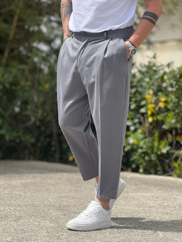 Pantalone kid grigio New Job Brand