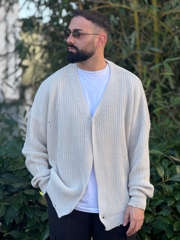 Cardigan sfumato  9041 beige new job brand  new job brand