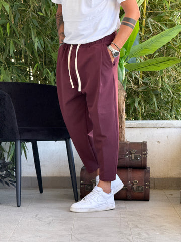 Pant Dik Bordeaux New Job Brand